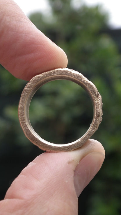 Handmade bronze ring