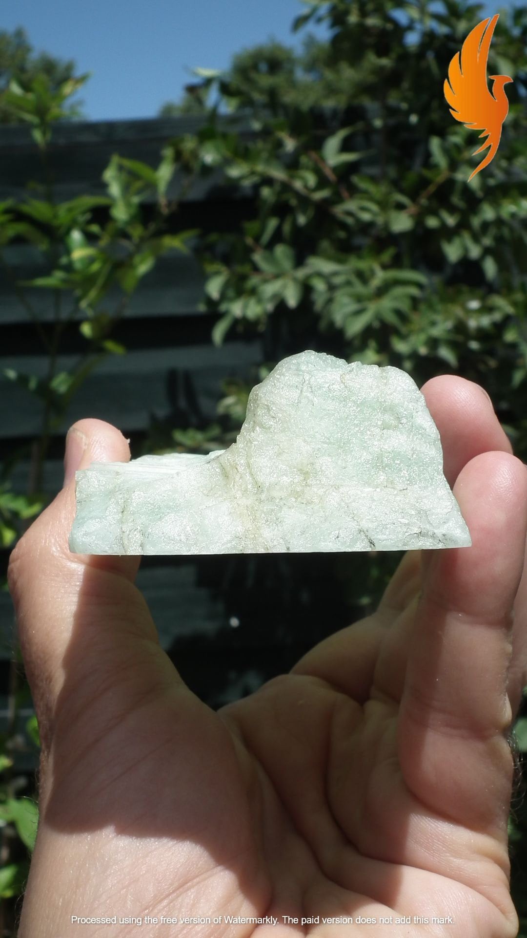 Aquamarine Slab // Aquamarine crystal