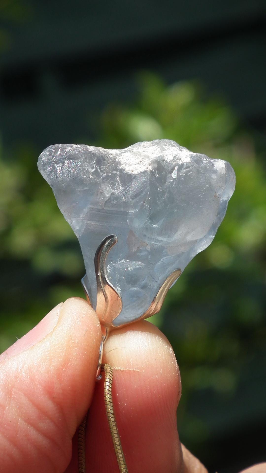 Celestite pendant / Celestite crystal