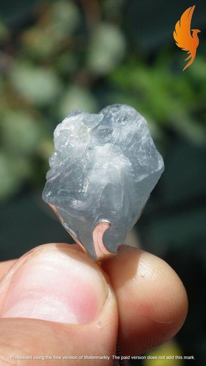 Celestite necklace / Celestite crystal / Blue celestite