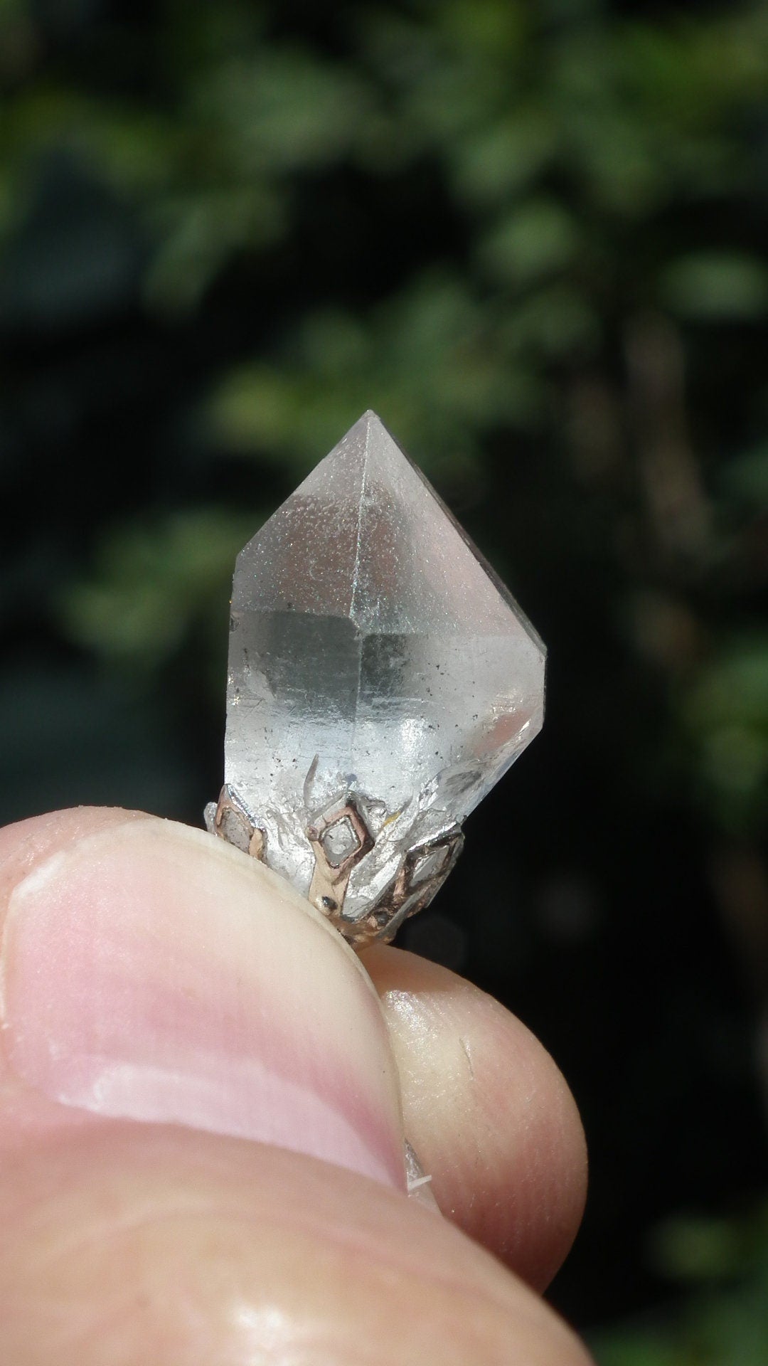 Herkimer diamond necklace