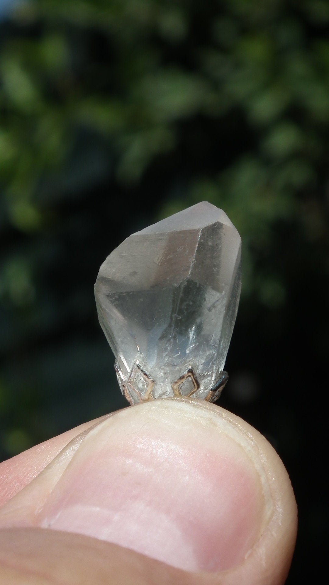 Herkimer diamond necklace