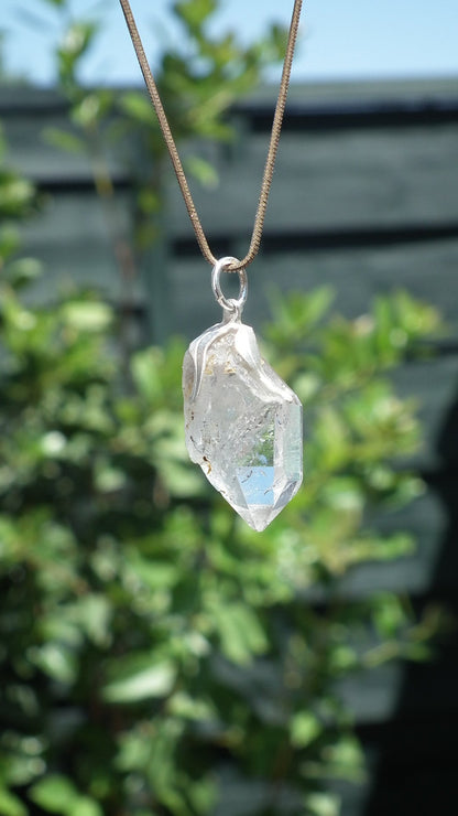 Herkimer diamond necklace // XXL Herkimer diamond necklace