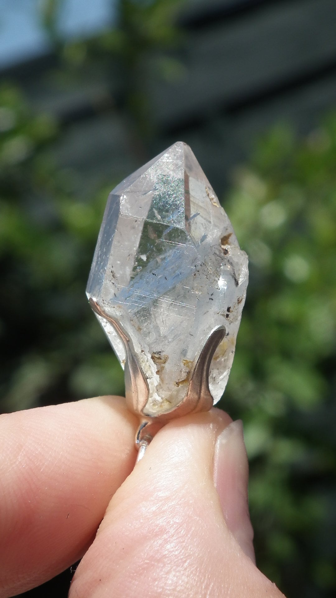 Herkimer diamond necklace // XXL Herkimer diamond necklace