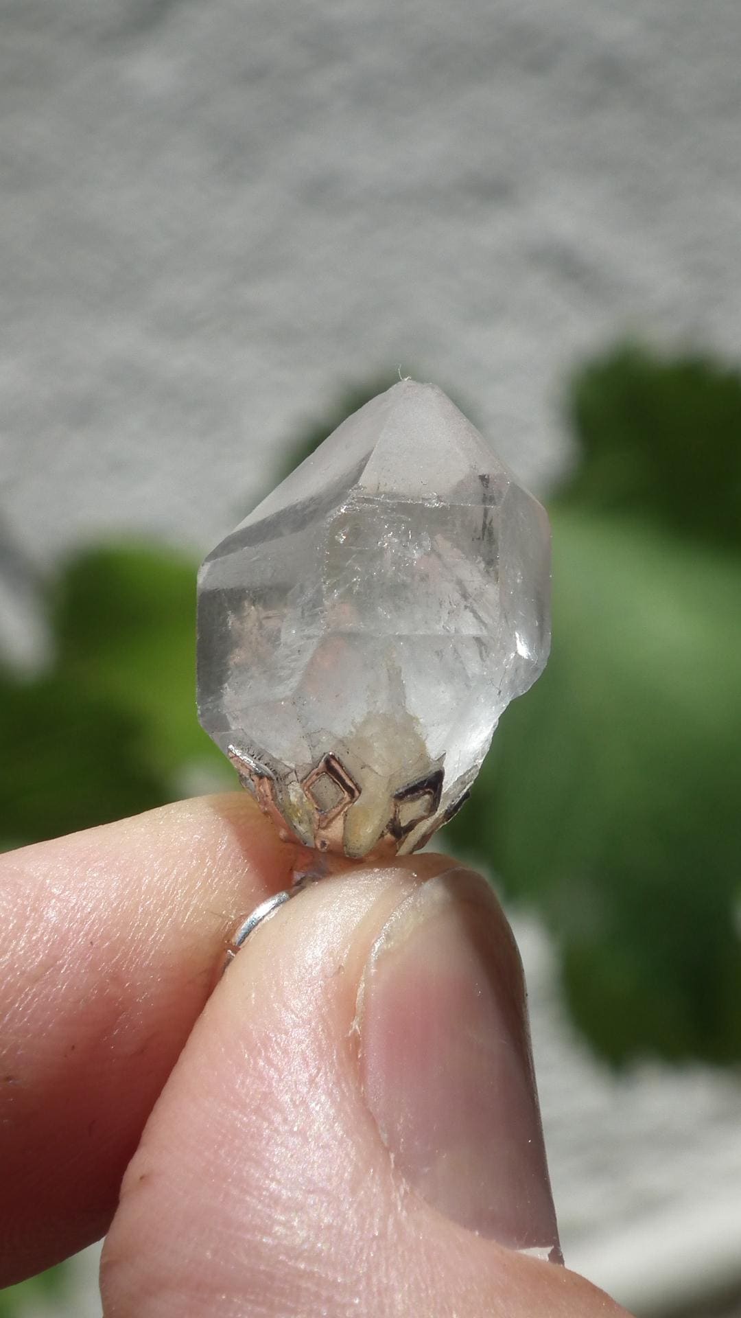 herkimer diamond necklace