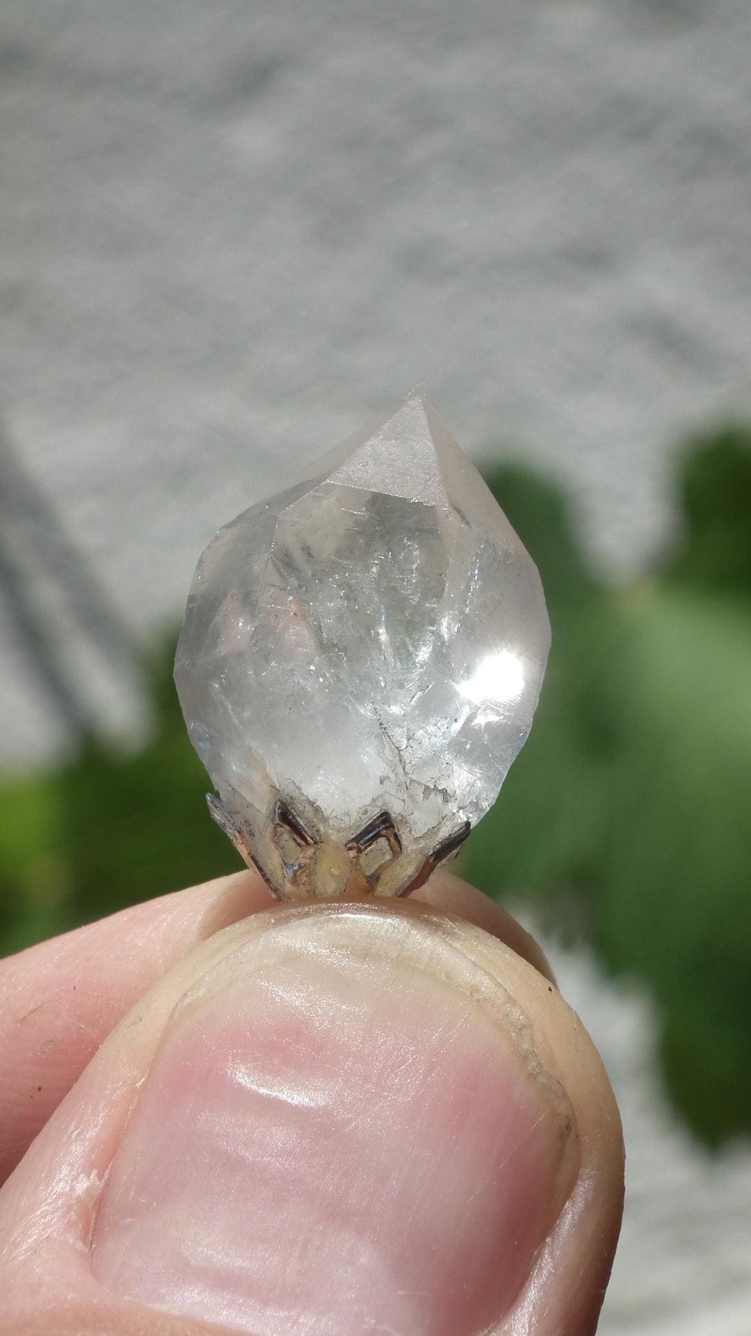 herkimer diamond necklace