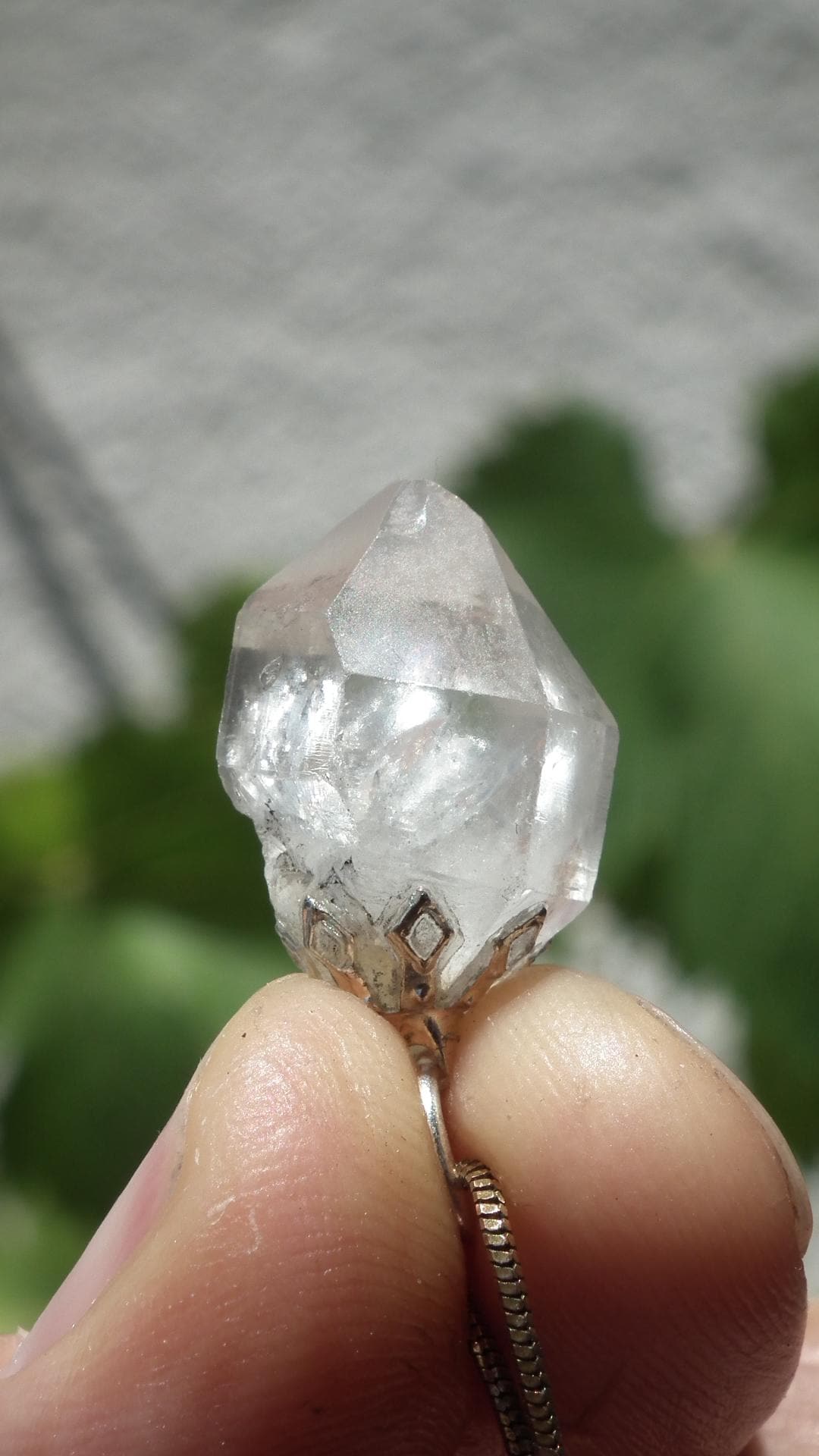 herkimer diamond necklace