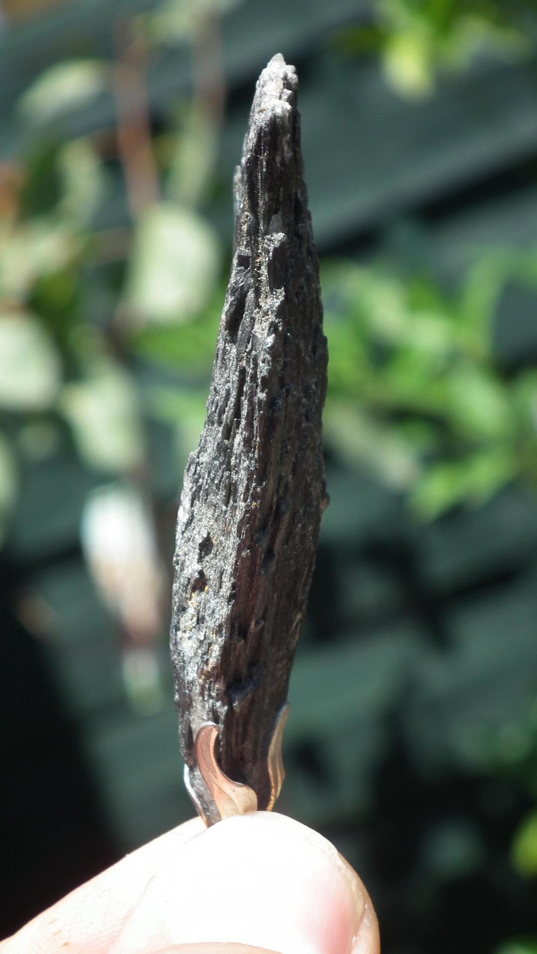 Black Kyanite pendant