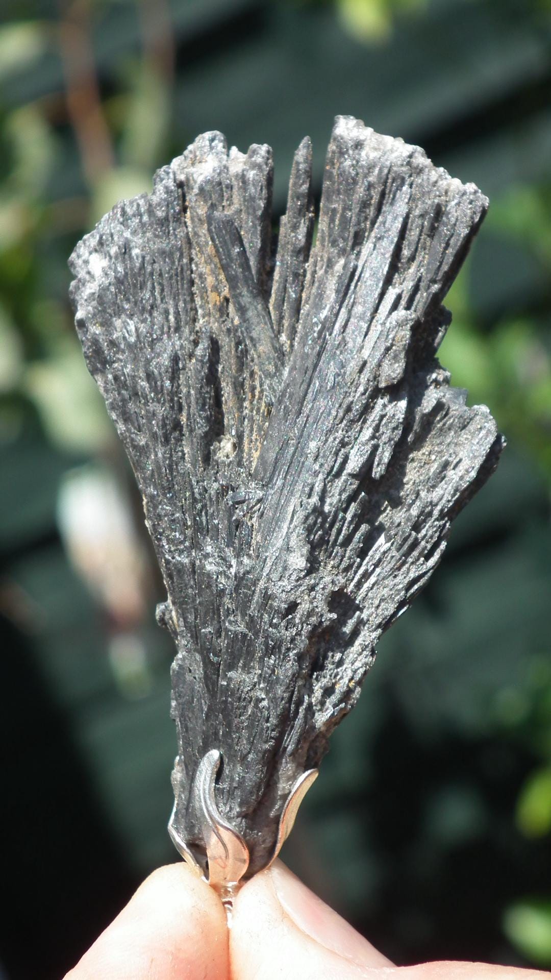 Black Kyanite pendant