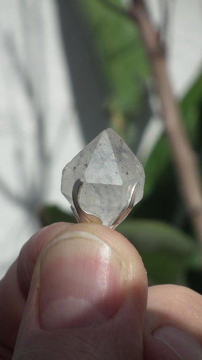 Herkimer diamond pendant