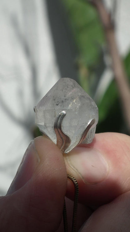 Herkimer diamond pendant