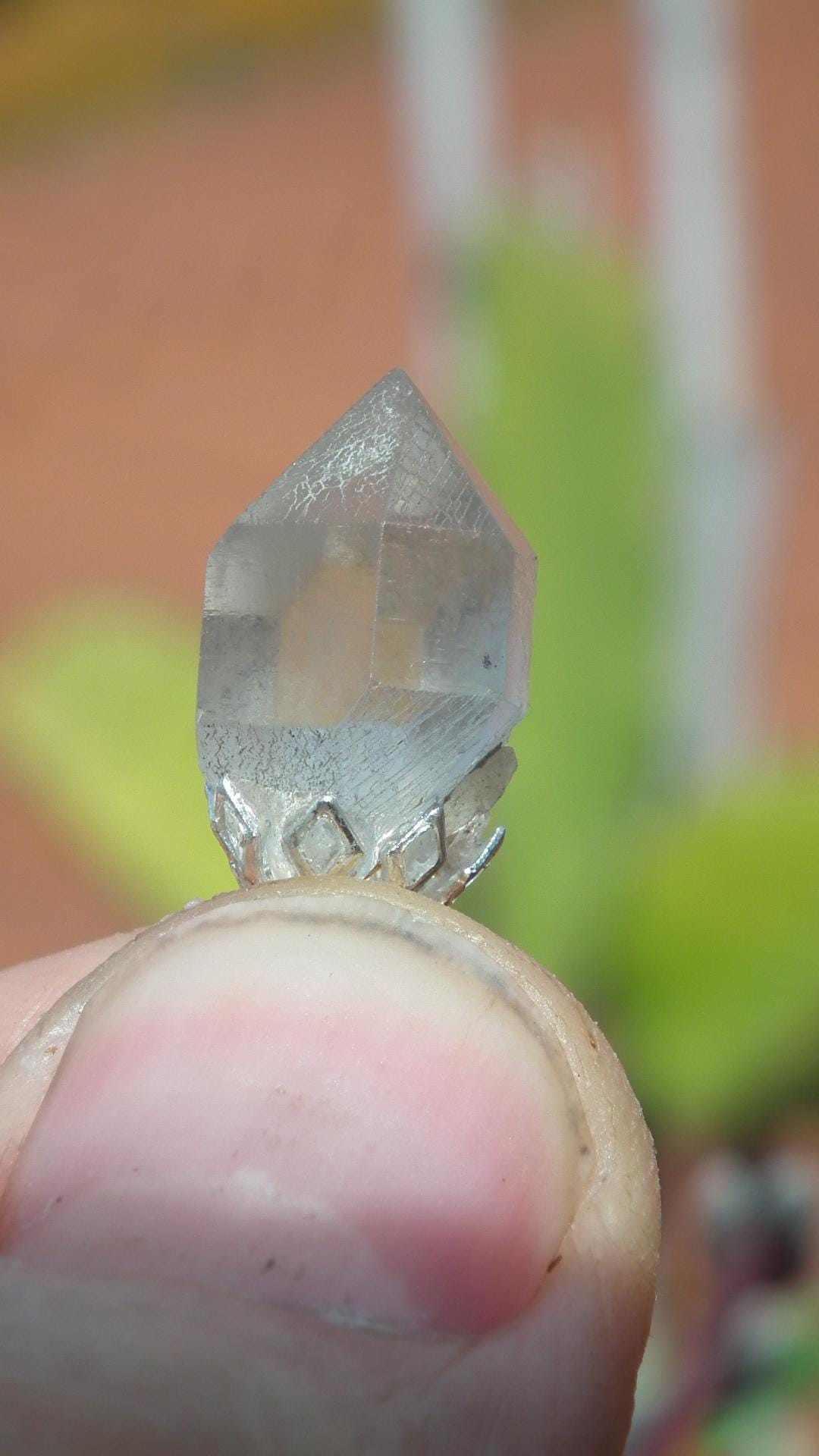 Herkimer diamond necklace // XXL Herkimer diamond necklace