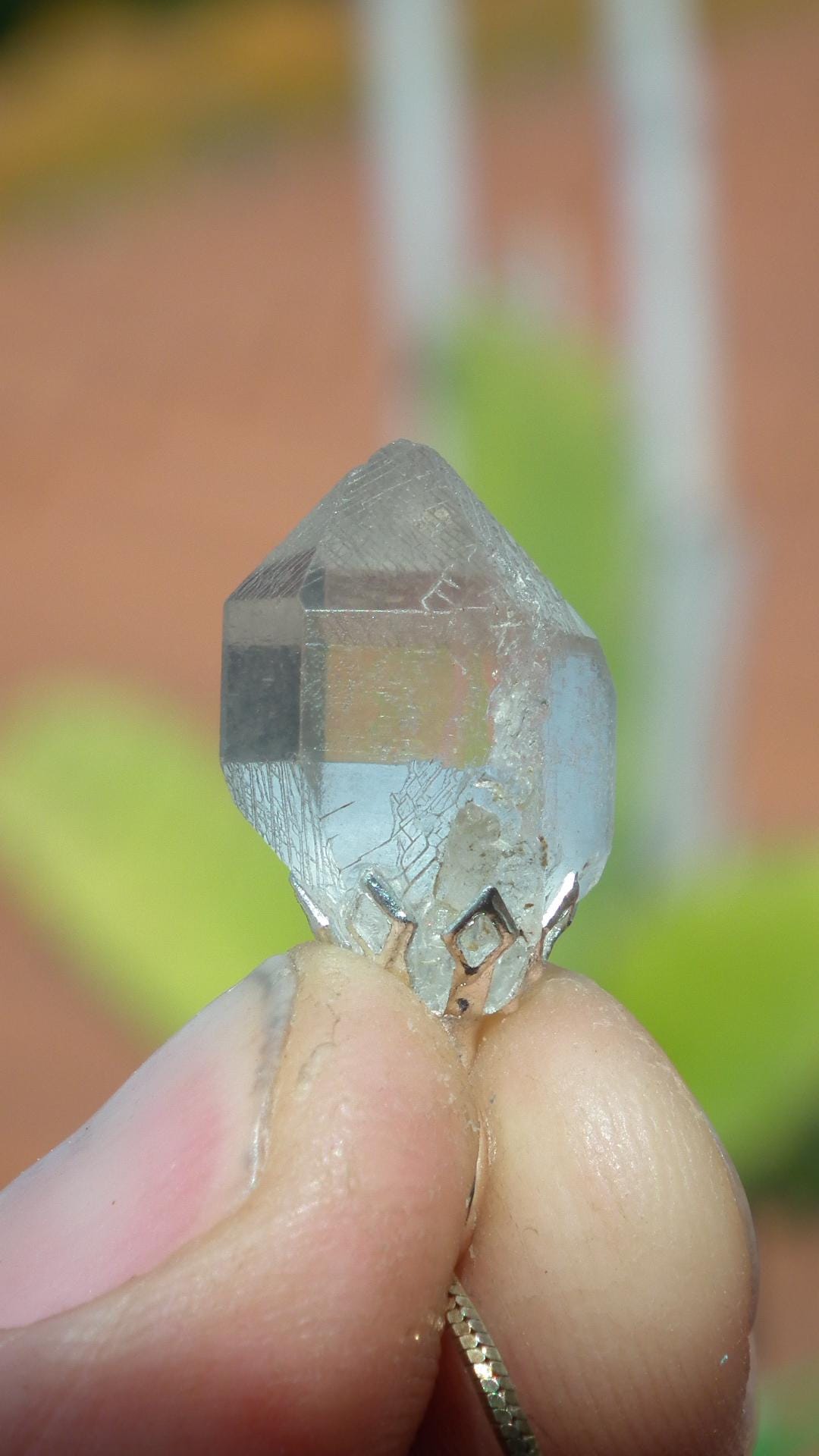 Herkimer diamond necklace // XXL Herkimer diamond necklace