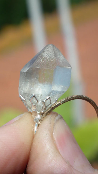 Herkimer diamond necklace // XXL Herkimer diamond necklace