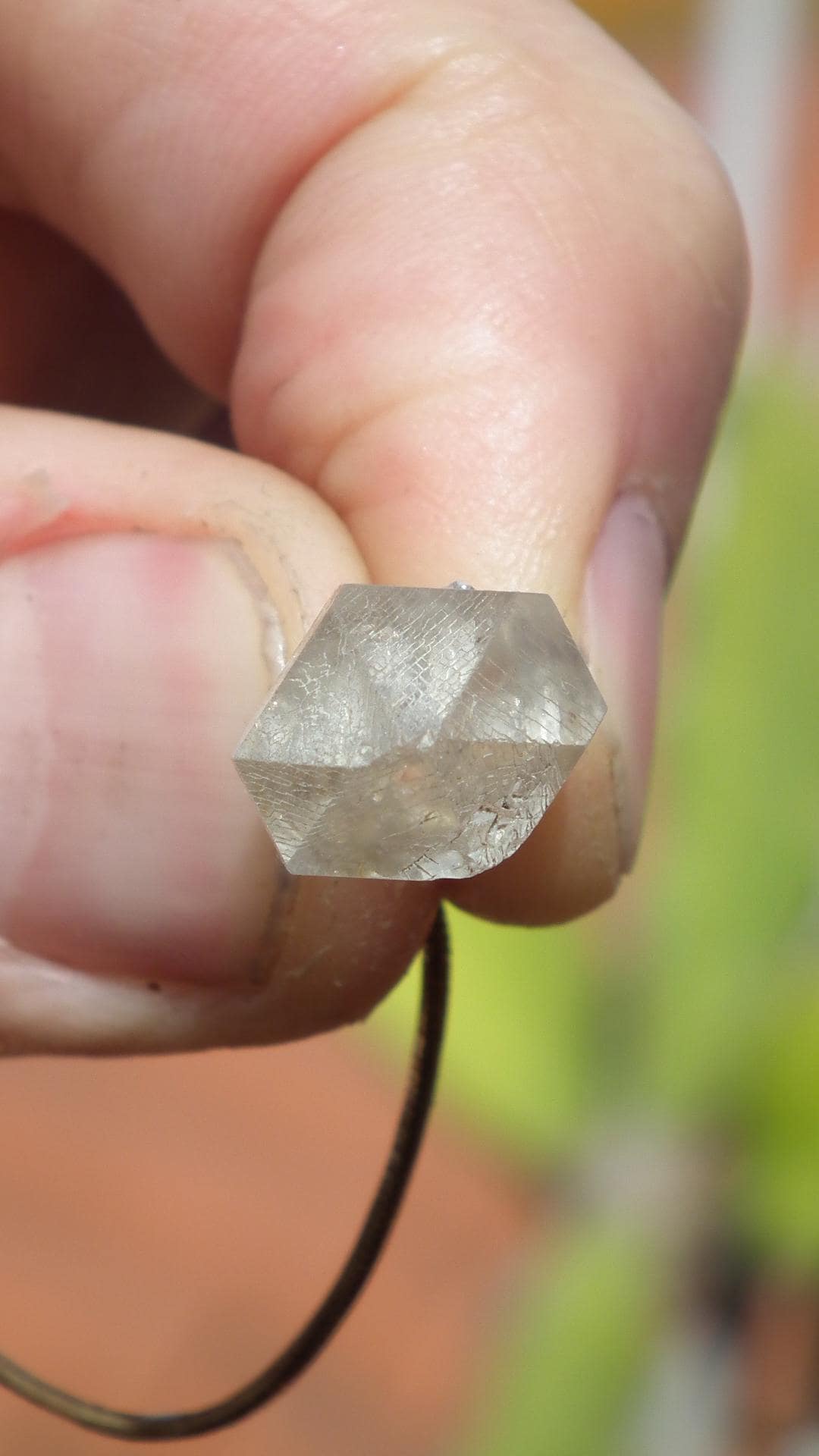 Herkimer diamond necklace // XXL Herkimer diamond necklace