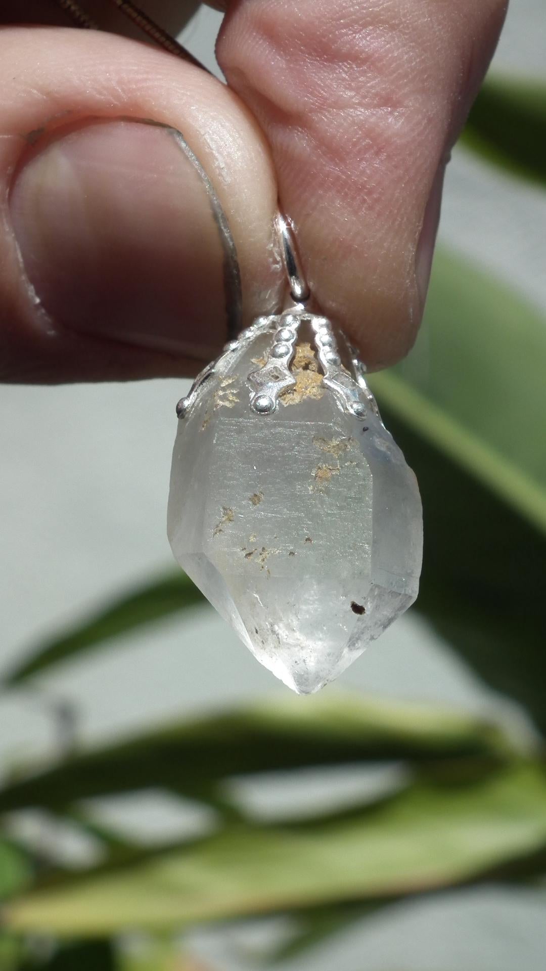 herkimer diamond necklace
