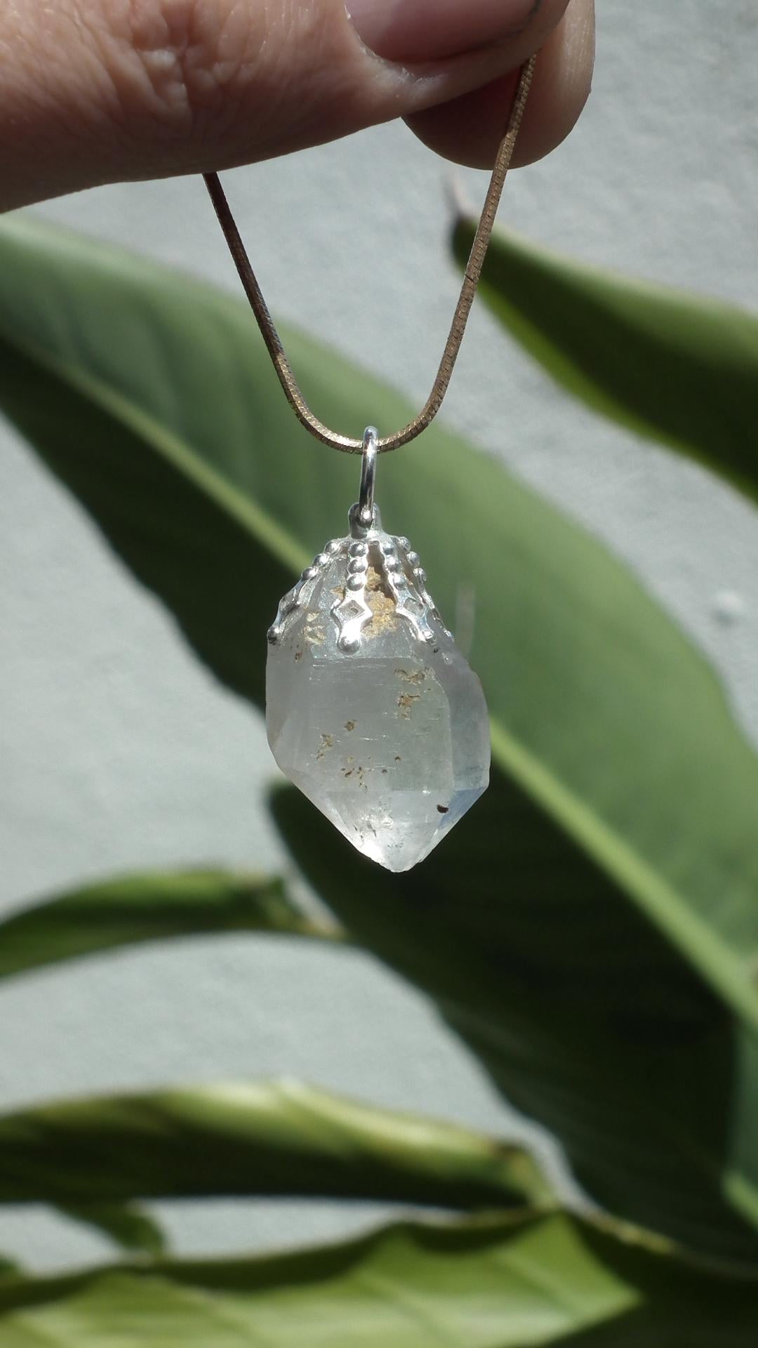 herkimer diamond necklace