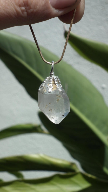 herkimer diamond necklace
