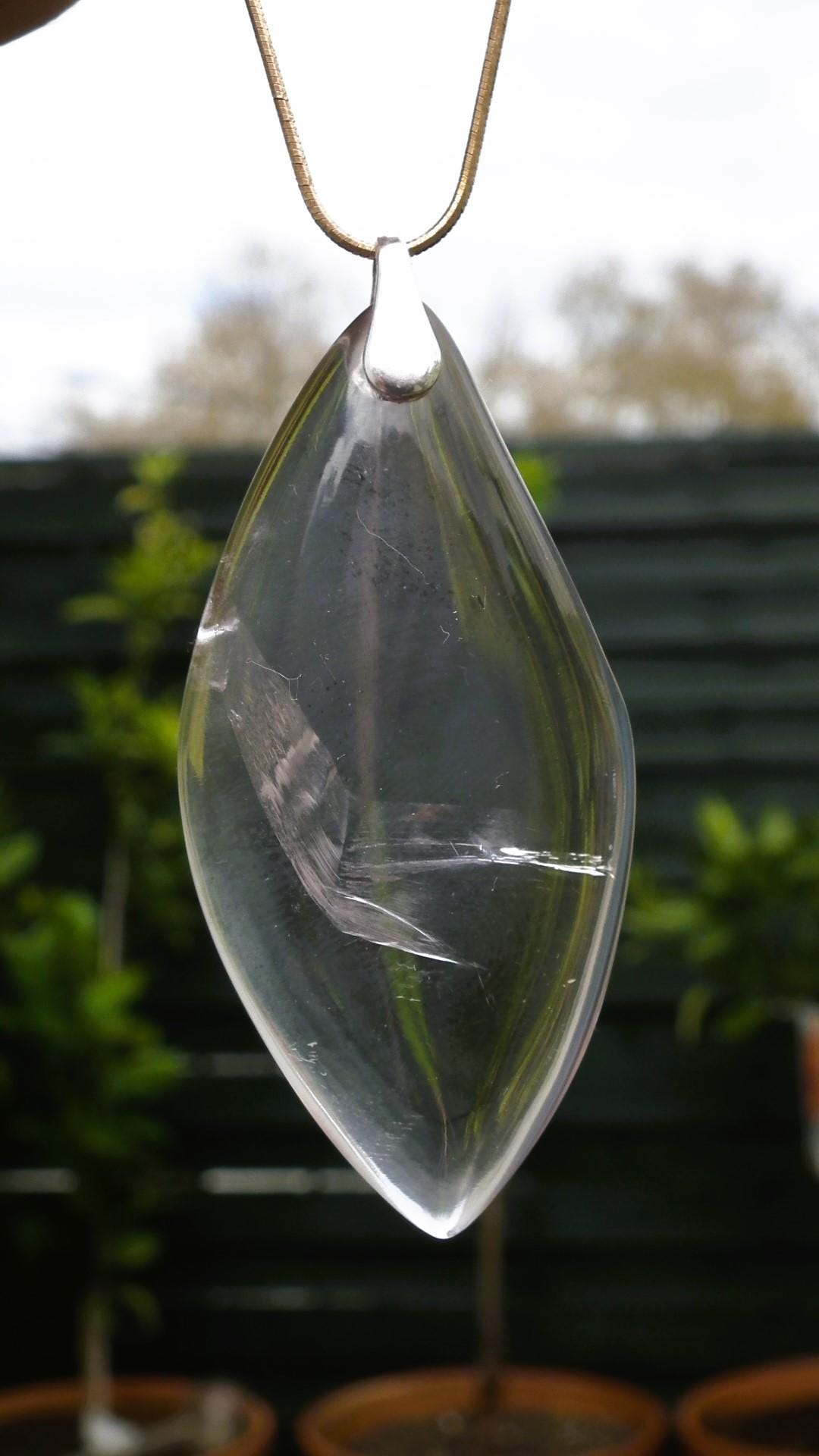 Ametrine necklace // Ametrine crystal // Ametrine pendant // with sterling silver bail