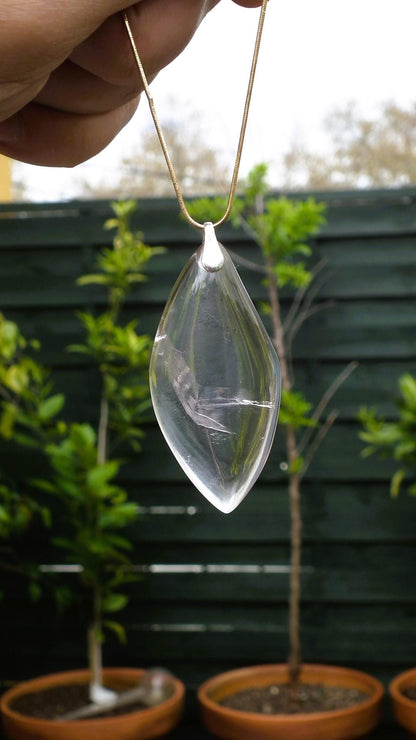 Ametrine necklace // Ametrine crystal // Ametrine pendant // with sterling silver bail