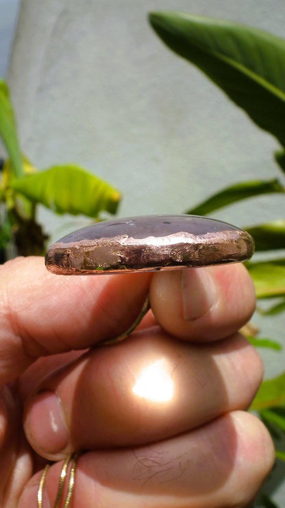 Electroformed copper Ametrine pendant