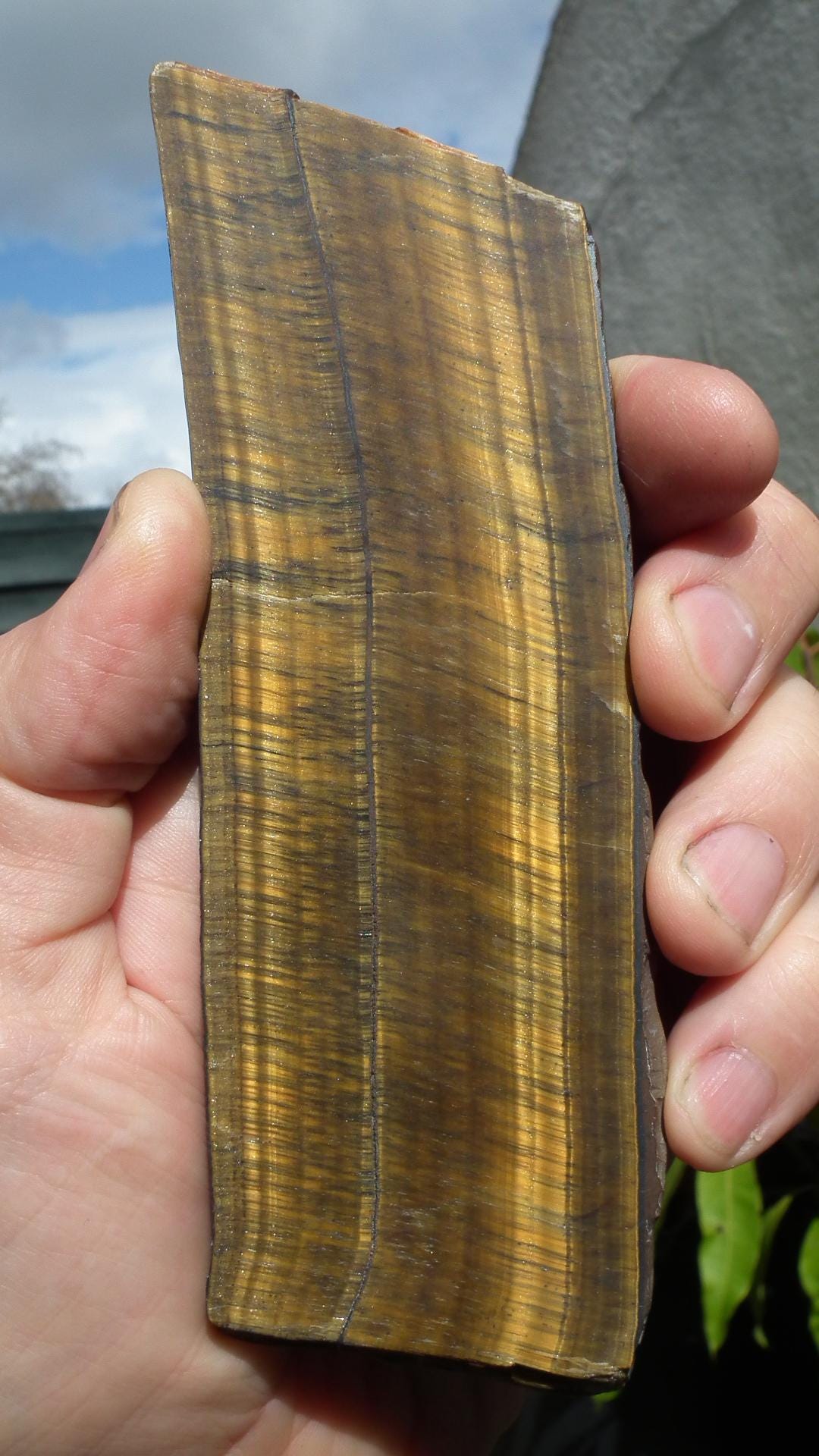 Tigereye Slab // Tiger eye stone // Tiger eye crystal