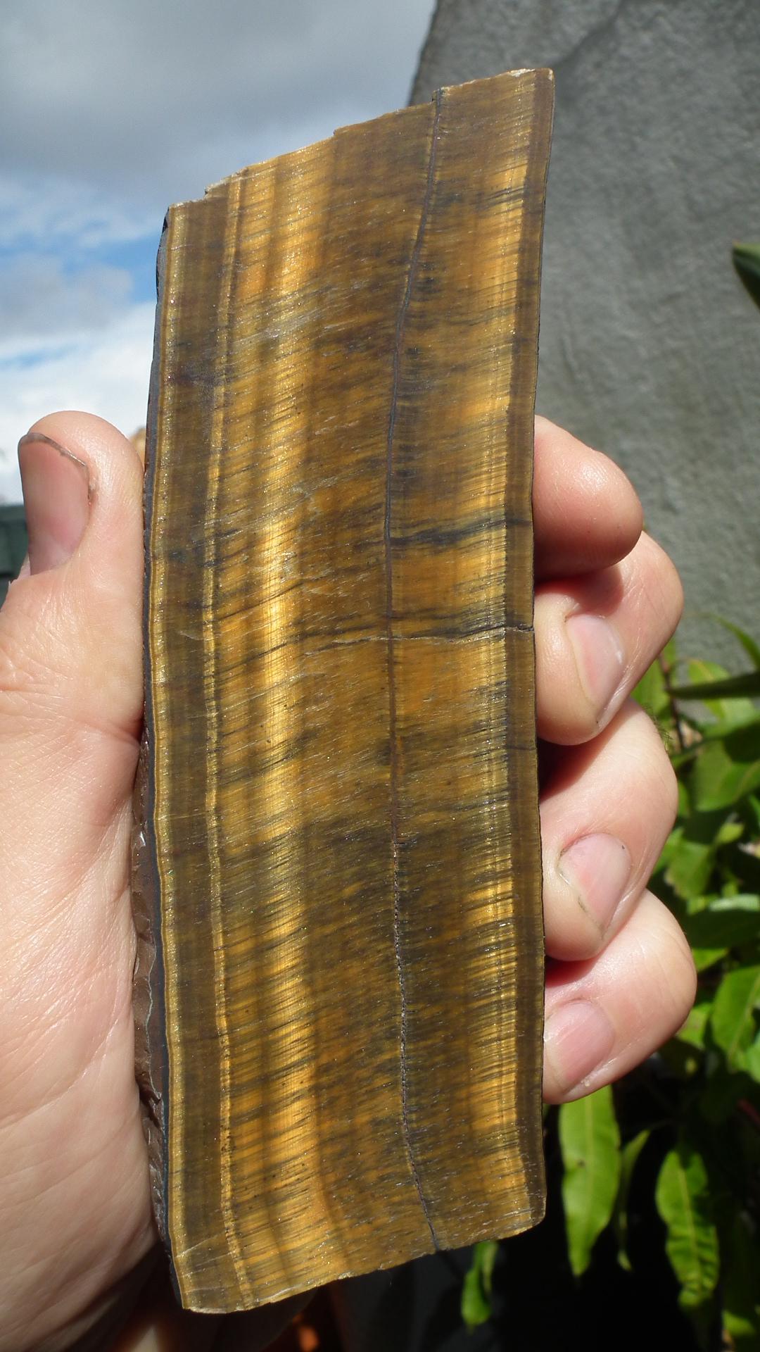 Tigereye Slab // Tiger eye stone // Tiger eye crystal