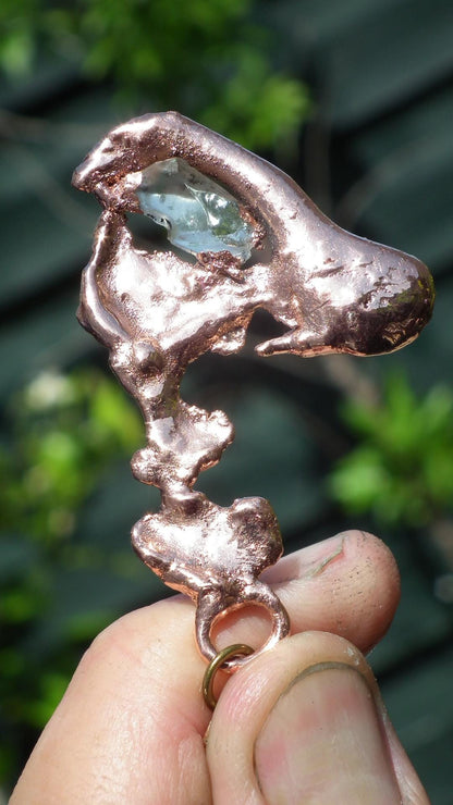 Libyan desert glass necklace