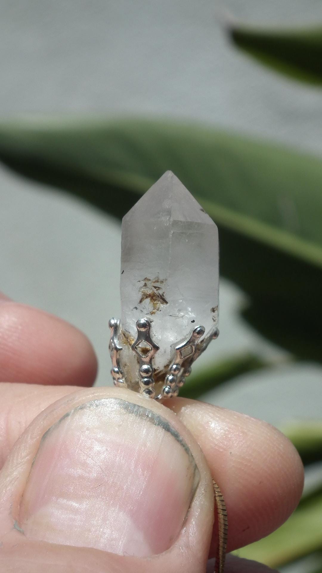 herkimer diamond necklace