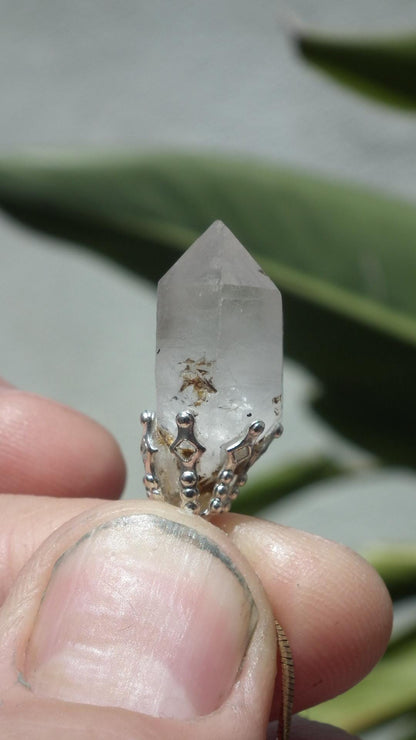 herkimer diamond necklace