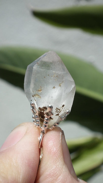 herkimer diamond necklace
