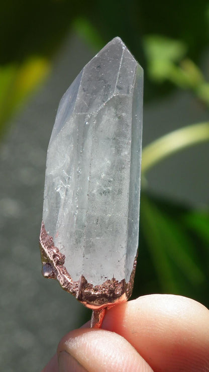 Electroformed Copper Crystal necklace // Crystal jewelry