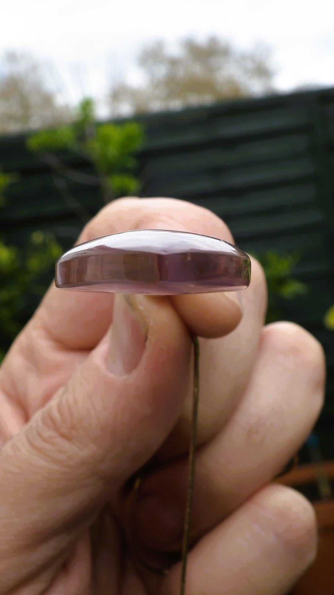 Ametrine necklace // Ametrine crystal // Ametrine pendant // with sterling silver bail