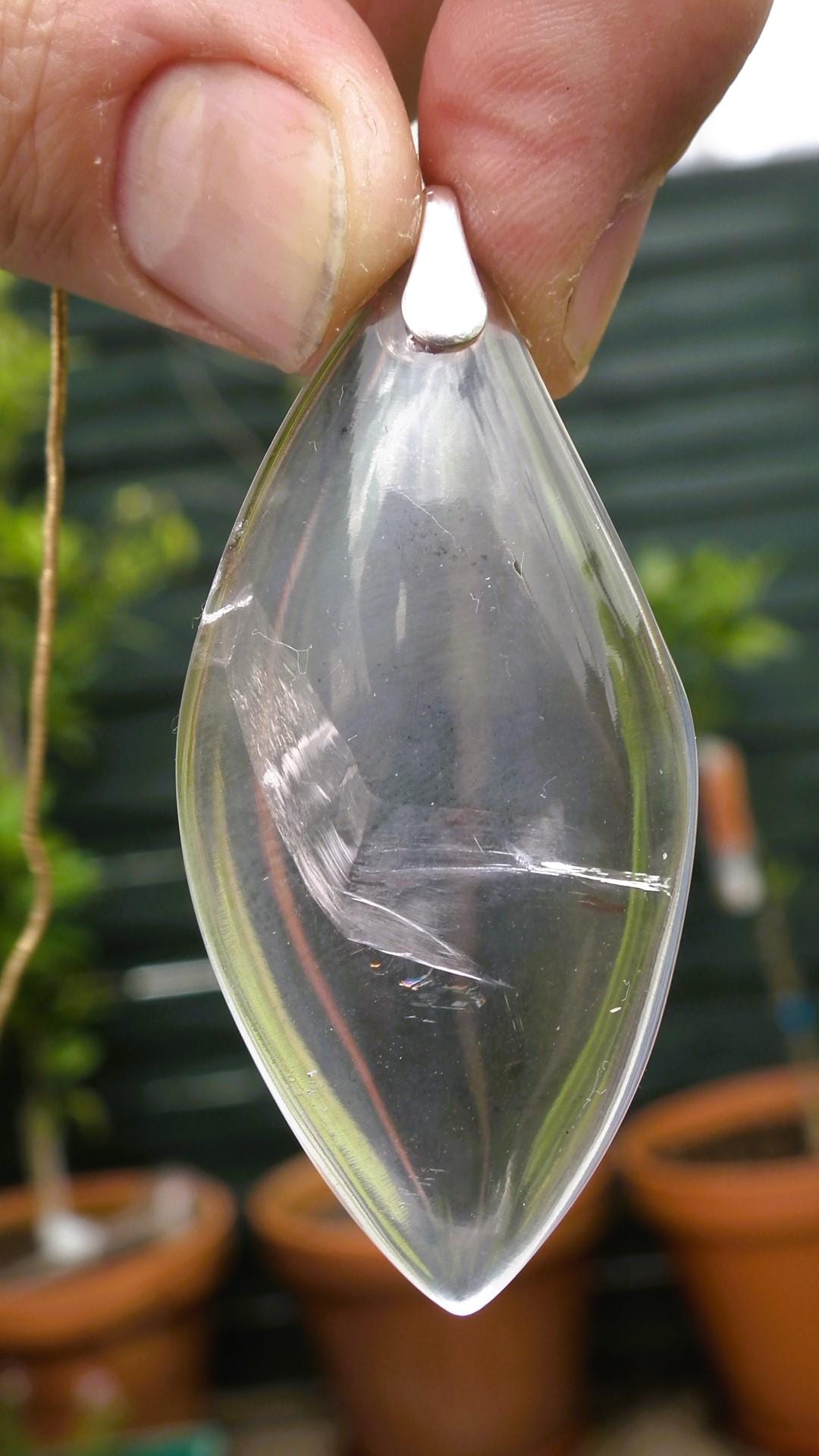 Ametrine necklace // Ametrine crystal // Ametrine pendant // with sterling silver bail