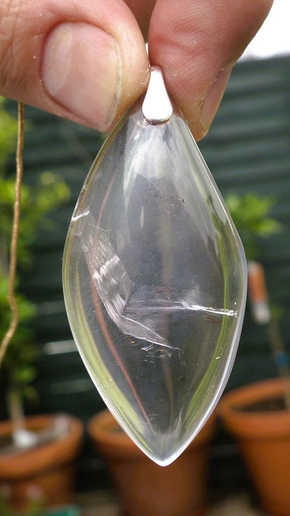 Ametrine necklace // Ametrine crystal // Ametrine pendant // with sterling silver bail
