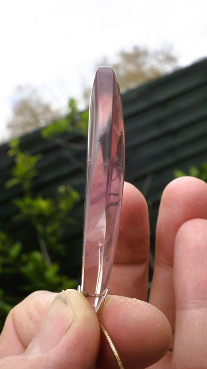 Ametrine necklace // Ametrine crystal // Ametrine pendant // with sterling silver bail