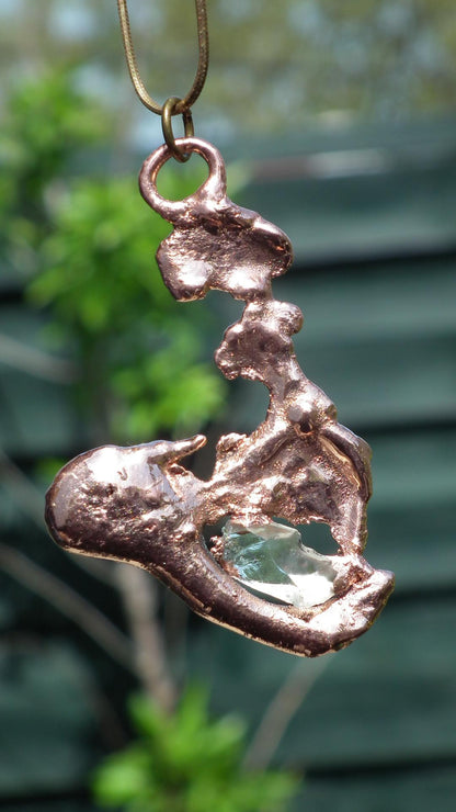 Libyan desert glass necklace