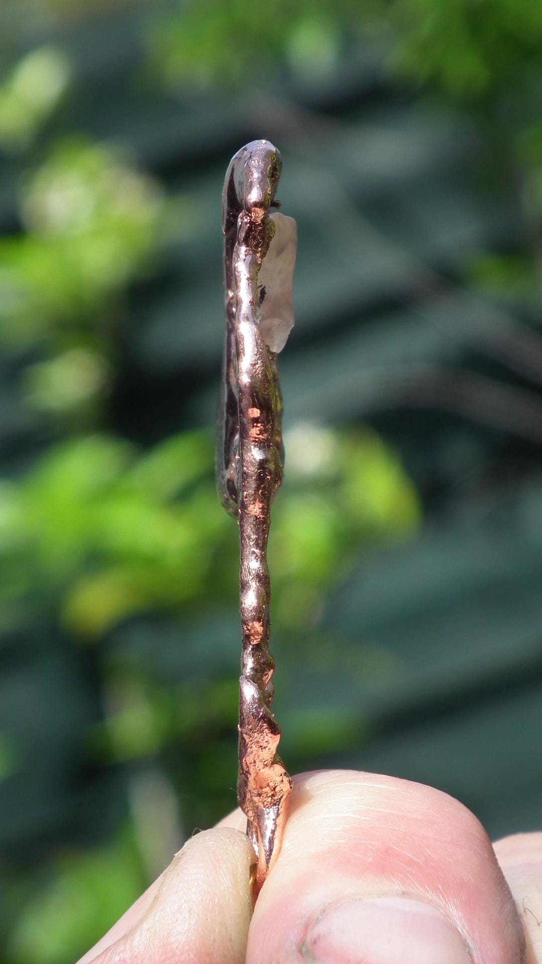 Libyan desert glass necklace