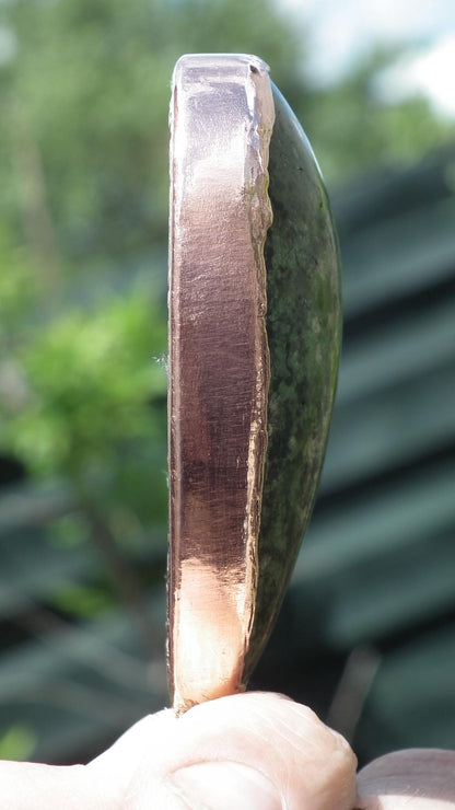 Turquoise necklace // Electroformed Copper // Turquoise jewelry // Free Copper Chain!