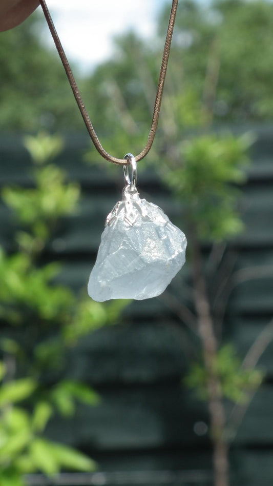 Celestite pendant