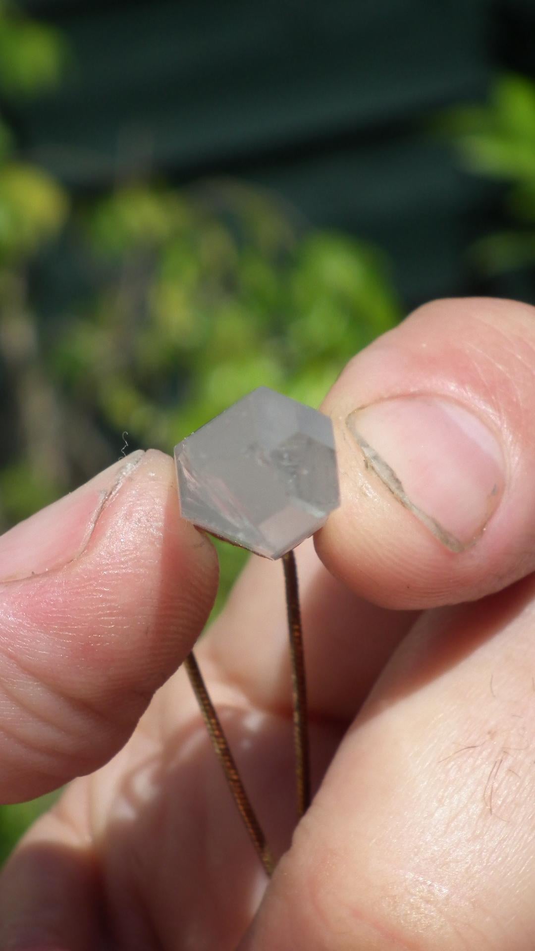 Electroformed Copper Crystal necklace // Crystal jewelry