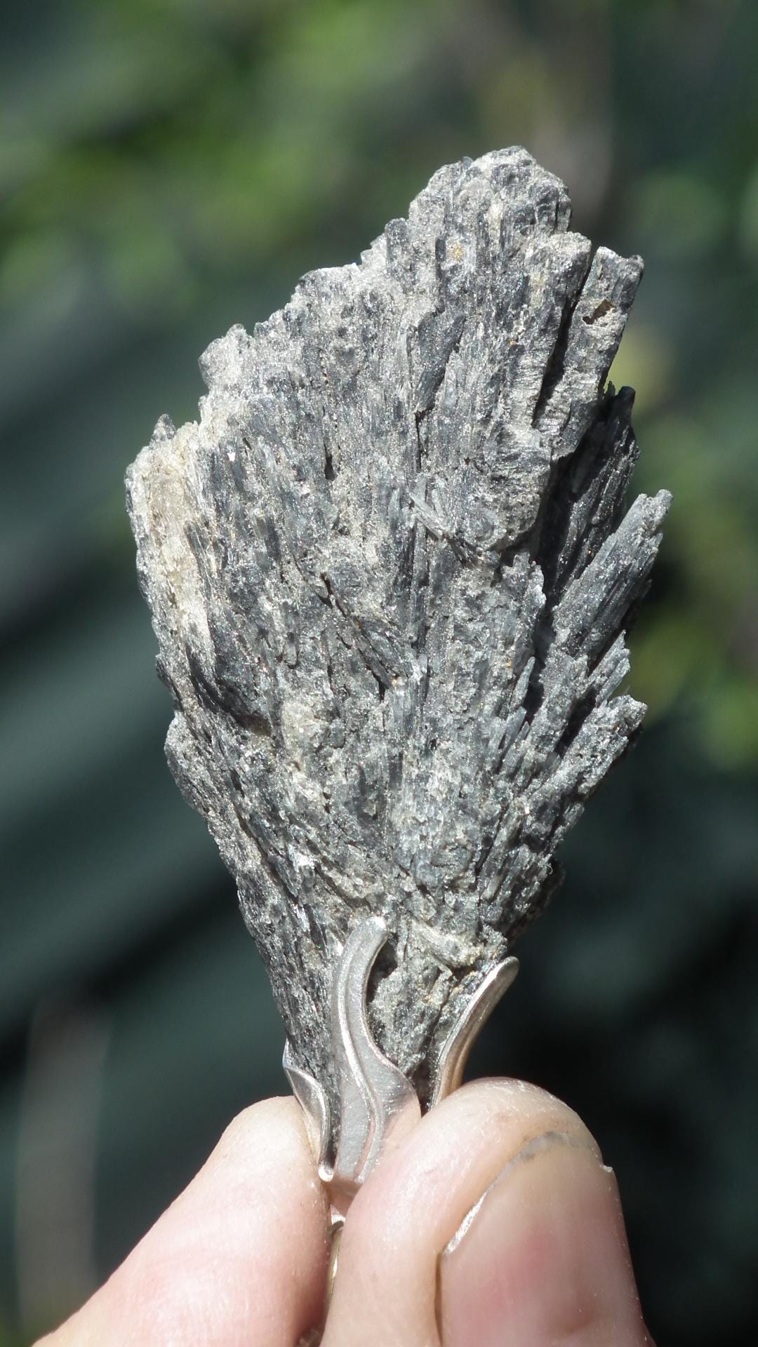 Black Kyanite pendant