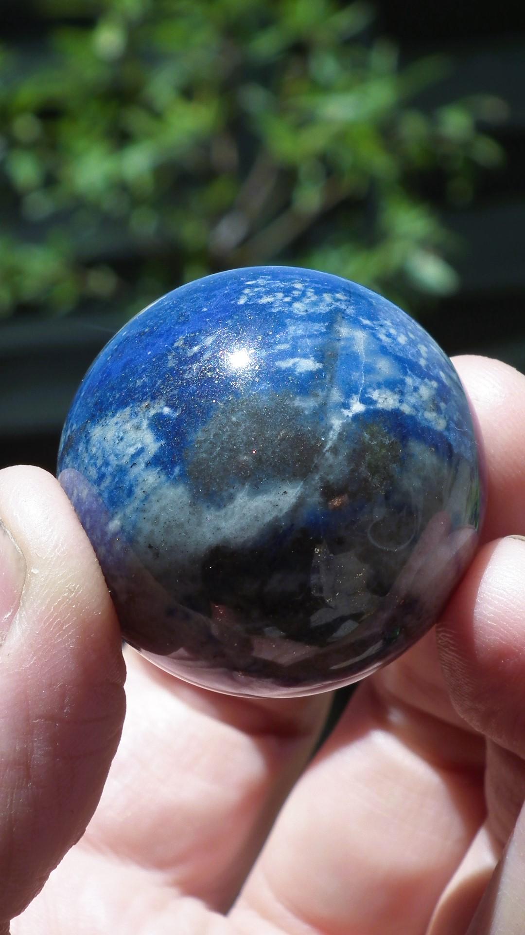 Lapis lazuli // Crystal ball // Natural lapis lazuli