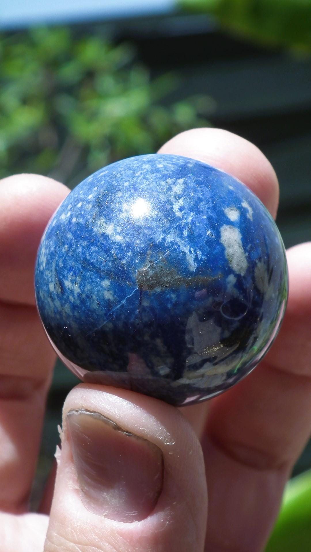 Lapis lazuli // Crystal ball // Natural lapis lazuli