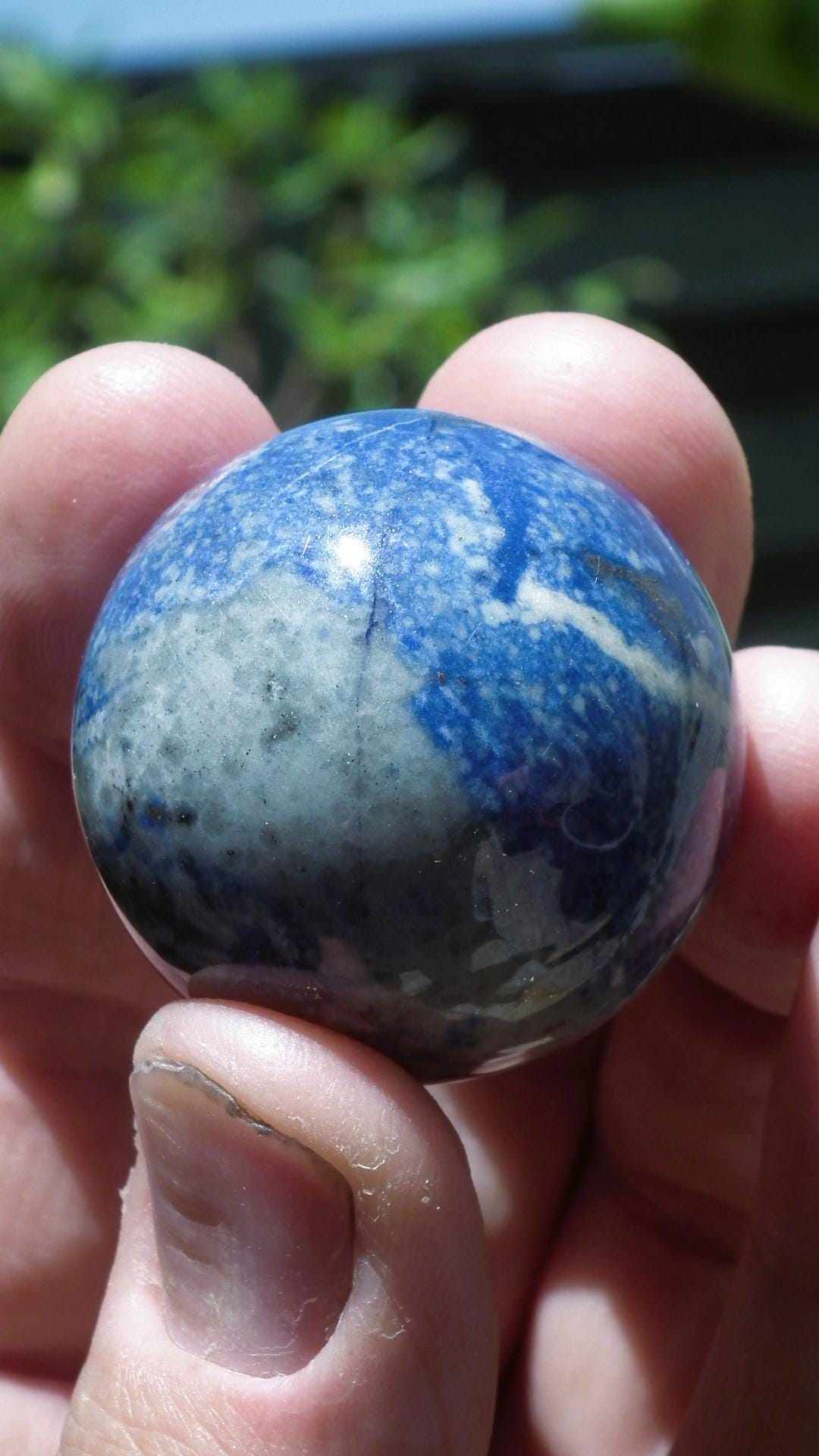 Lapis lazuli // Crystal ball // Natural lapis lazuli