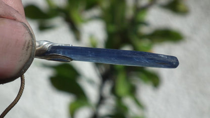 Blue kyanite pendant