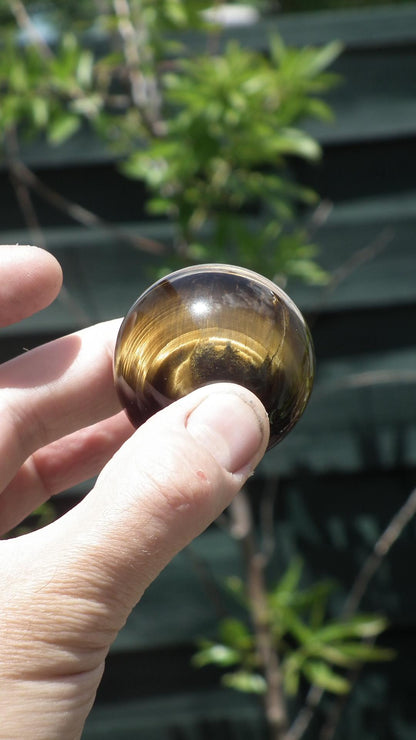 Tiger eye sphere // Tiger eye crystal //49mm Tiger eye sphere