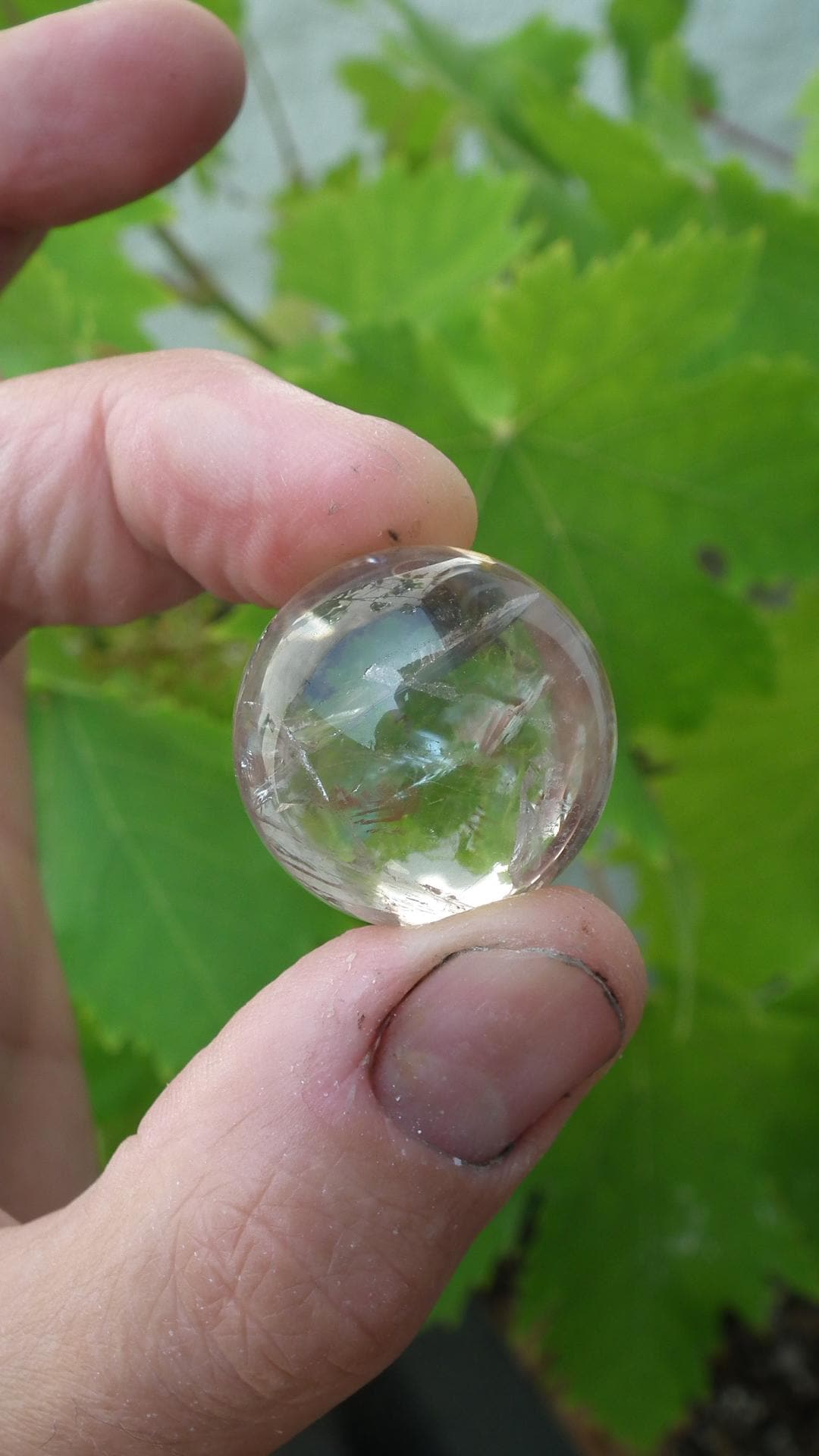 28mm Gold rutile sphere, Top quality rutilated quartz sphere