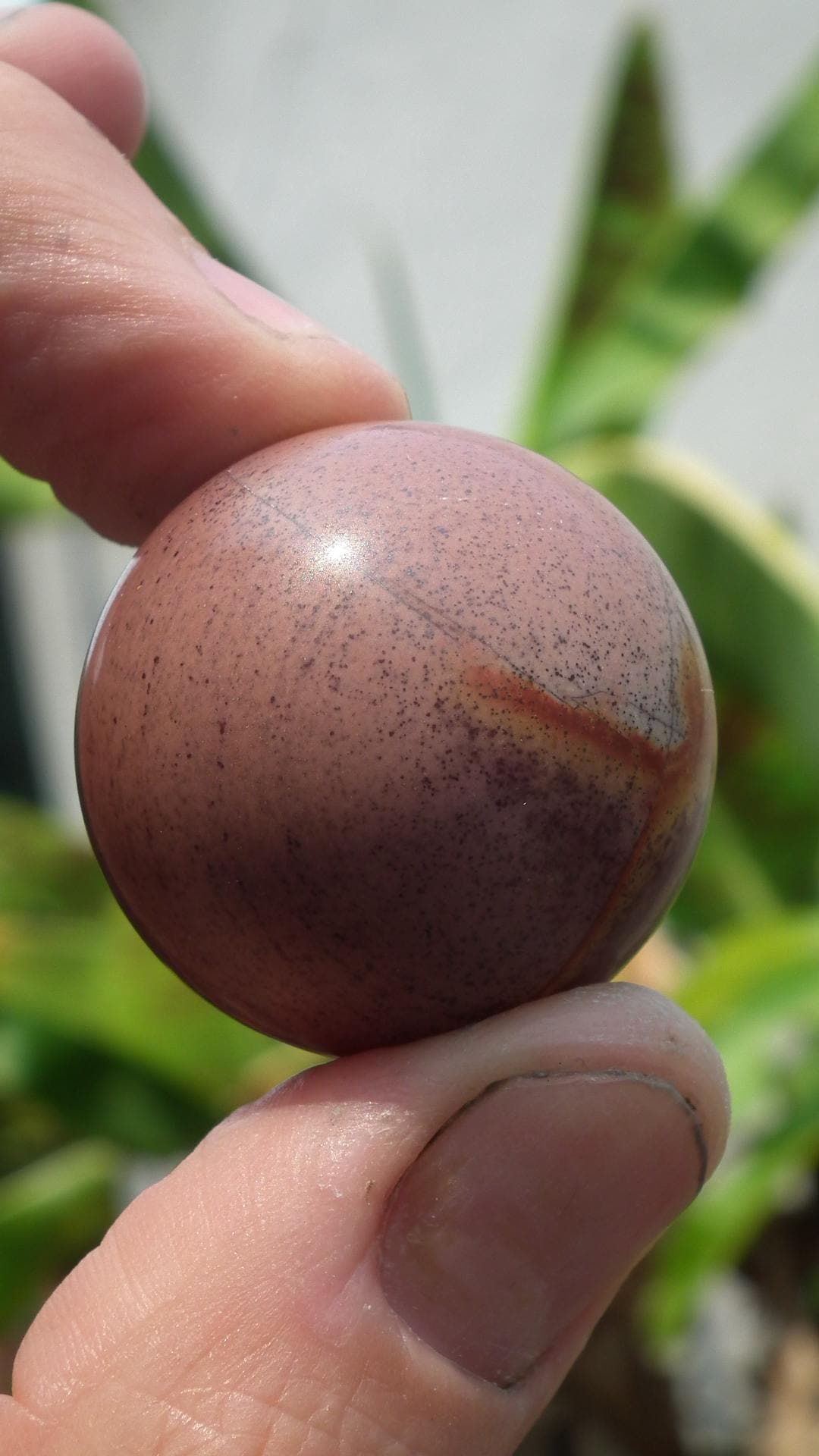Mookaite jasper sphere