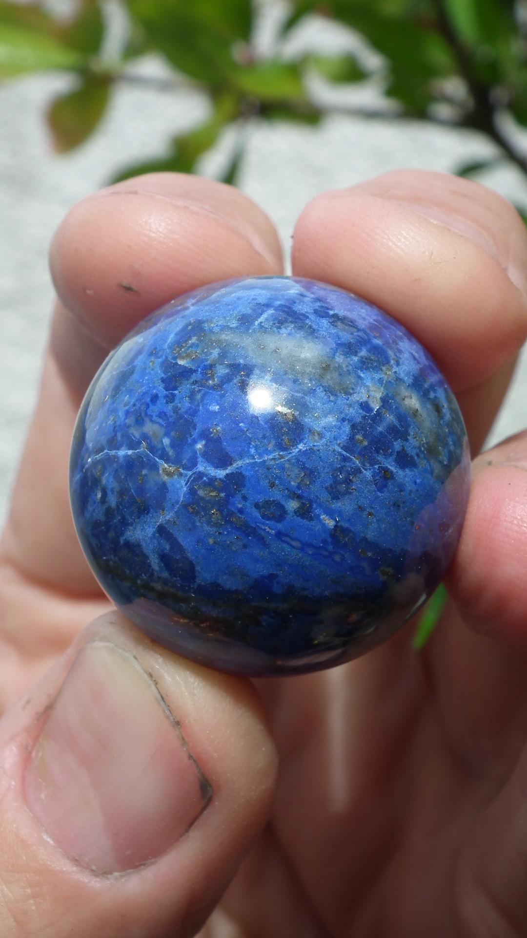 Lapis lazuli // Crystal ball // Natural lapis lazuli